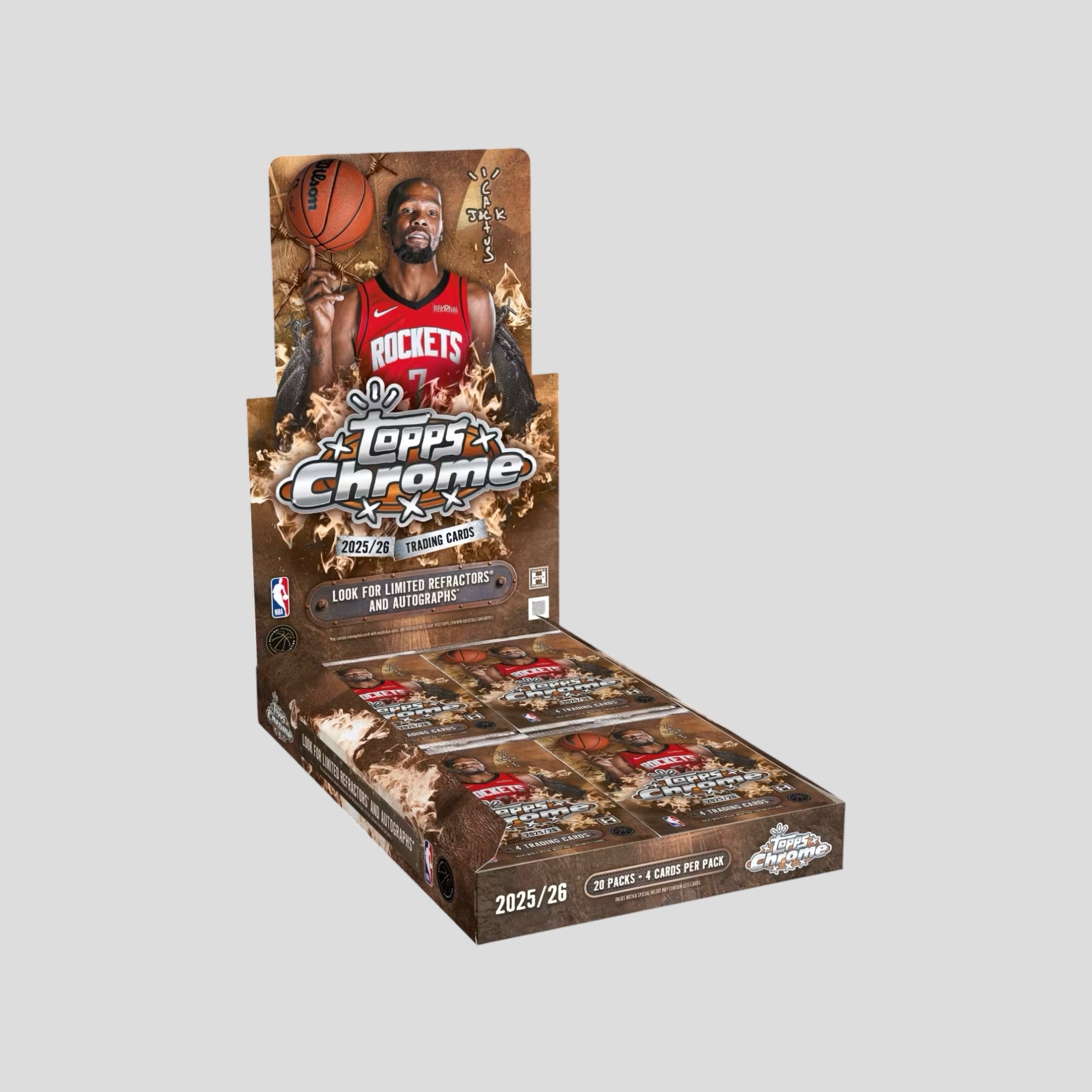 2025-26 TOPPS CHROME CACTUS JACK BASKETBALL HOBBY BOX