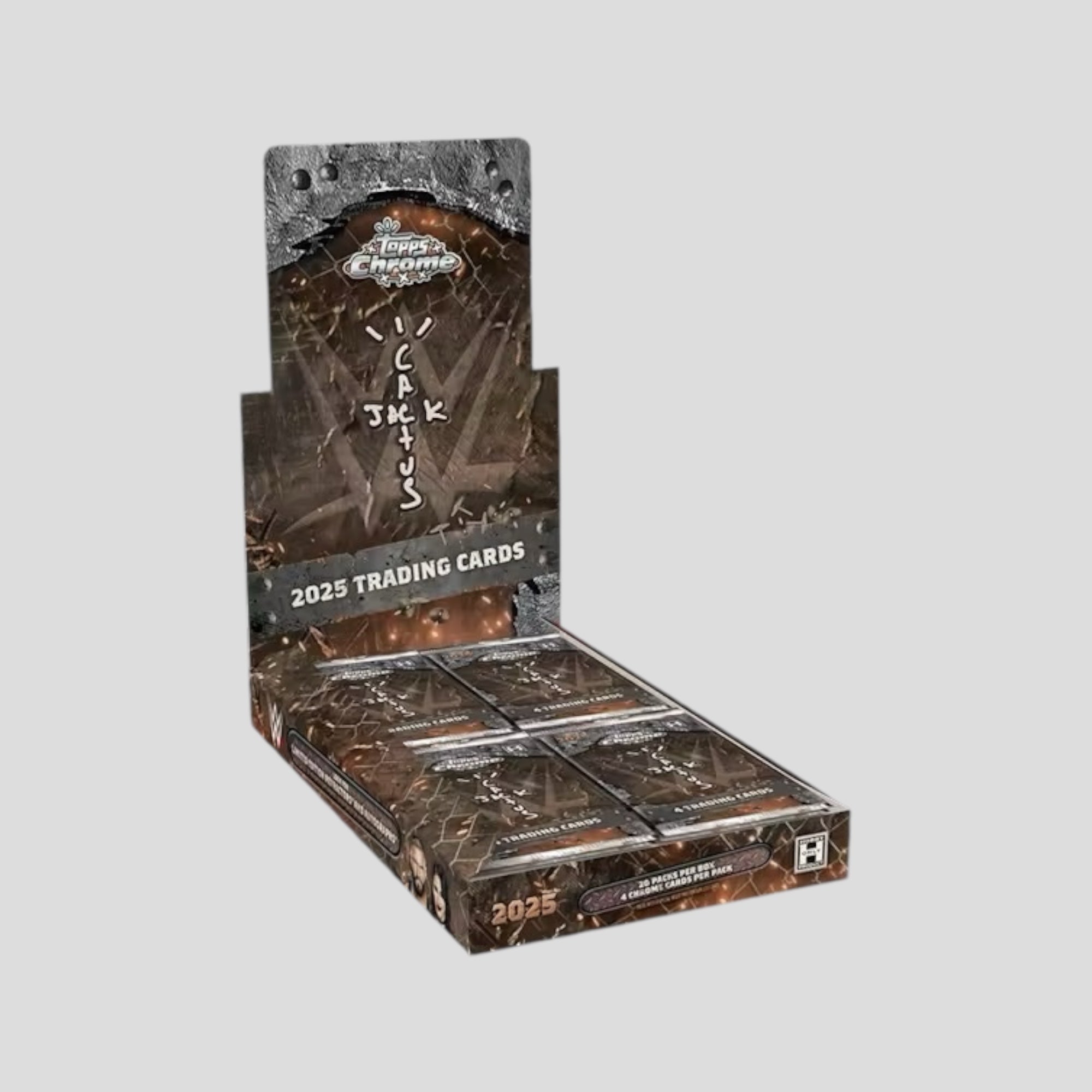 2025 TOPPS CHROME WWE x CACTUS JACK HOBBY BOX