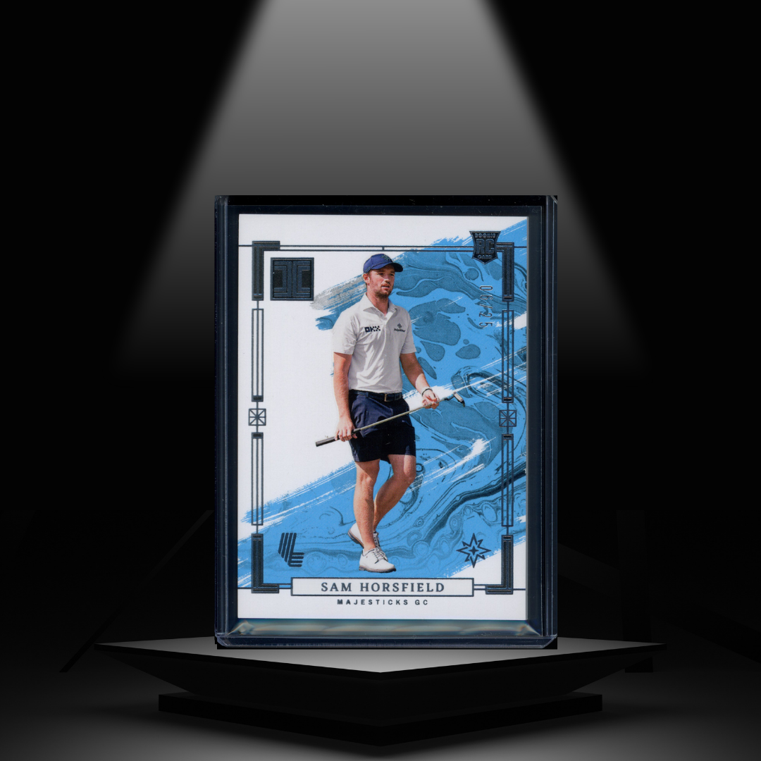 2024-25 PANINI IMPECCABLE LIV GOLF SAM HORSFIELD #/25 RC