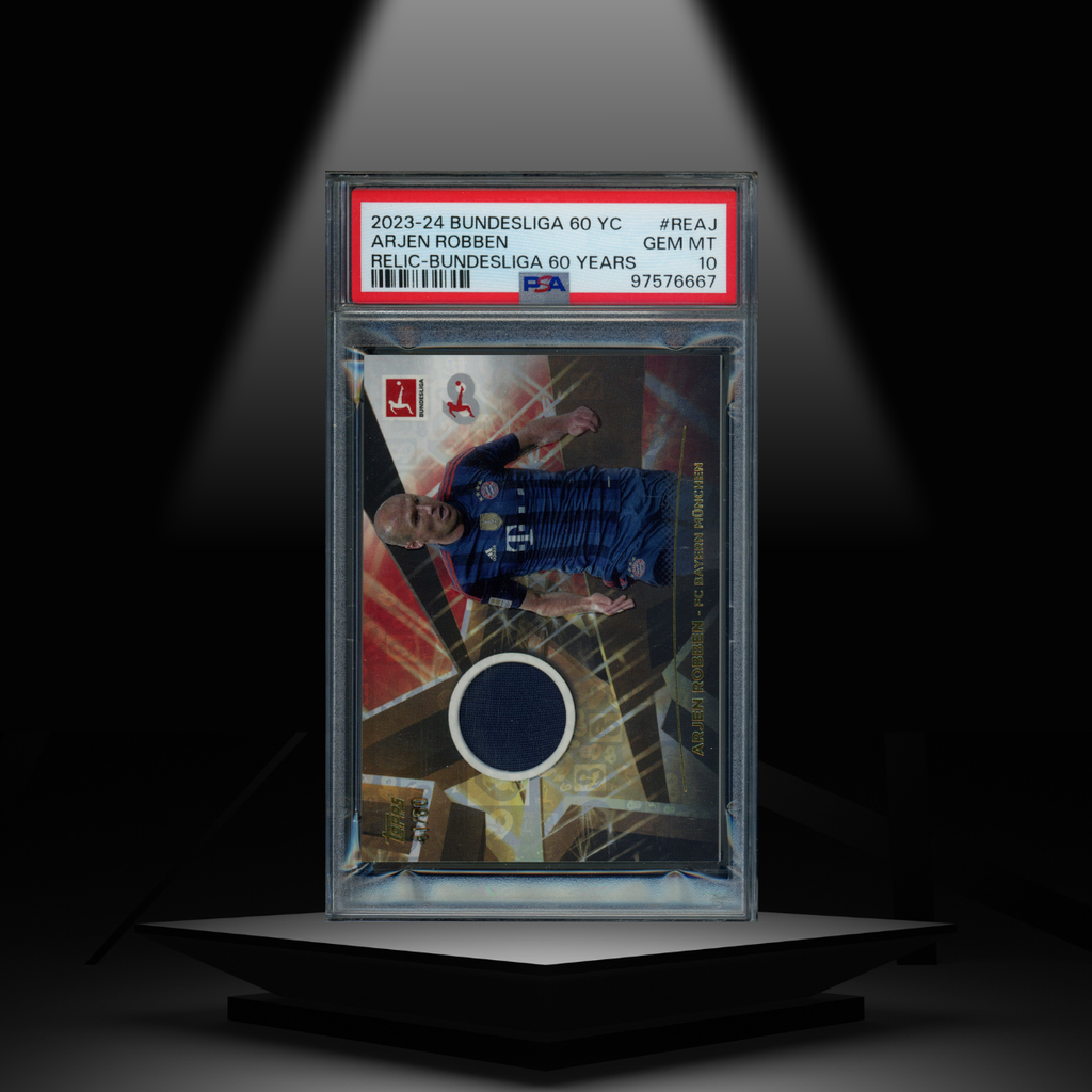 2023-24 TOPPS BUNDESLIGA 60 YEARS ARJEN ROBBEN #/50 PSA10 PATCH