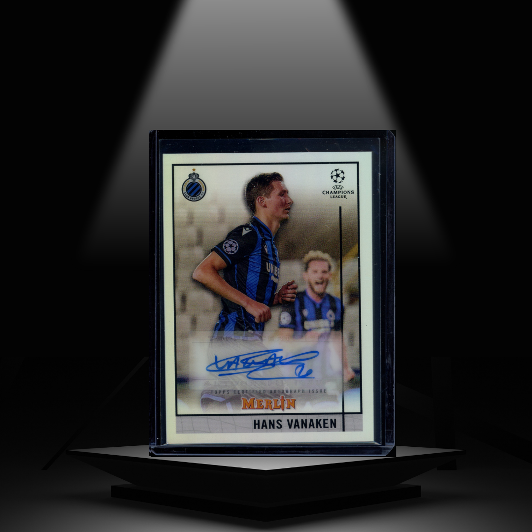 2020-21 TOPPS MERLIN UCC HANS VANAKAN AUTOGRAPH