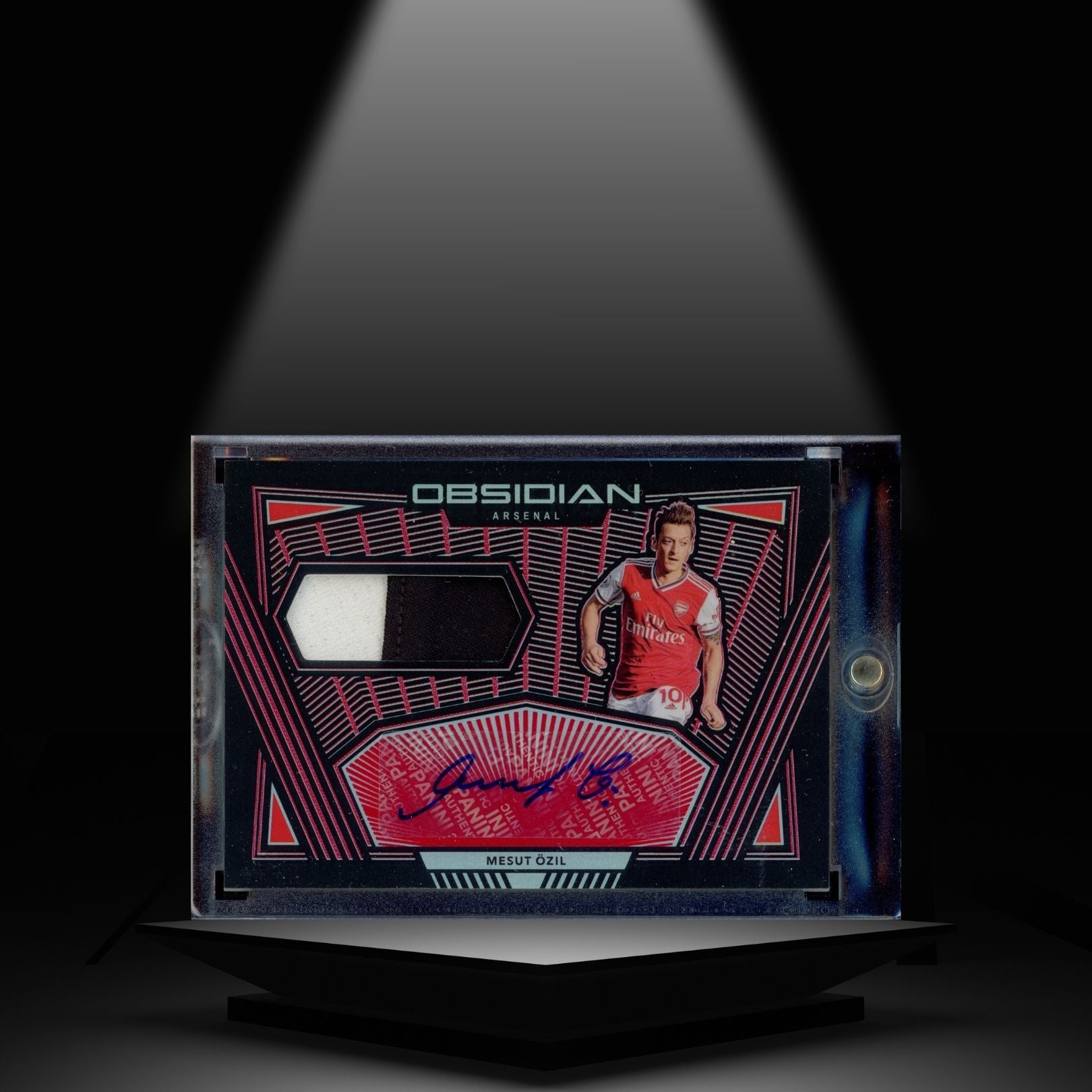 2019-20 PANINI OBSIDIAN MESUT ÖZIL #/22 PATCH AUTOGRAPH