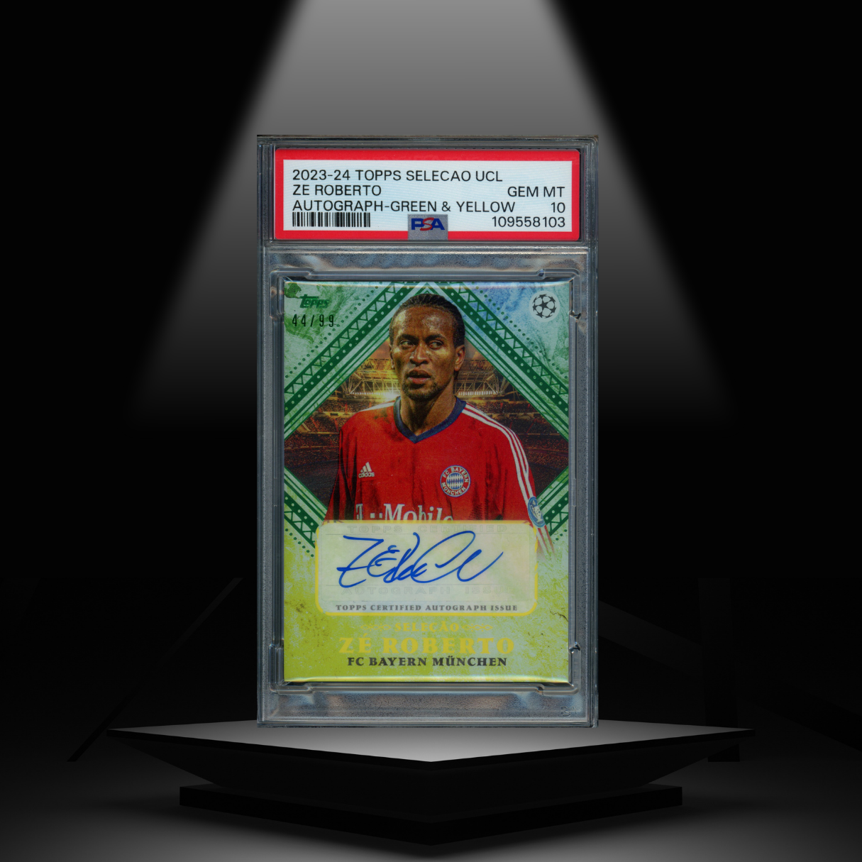 2023-24 TOPPS SELECAO UCL ZE ROBERTO #/99 PSA10