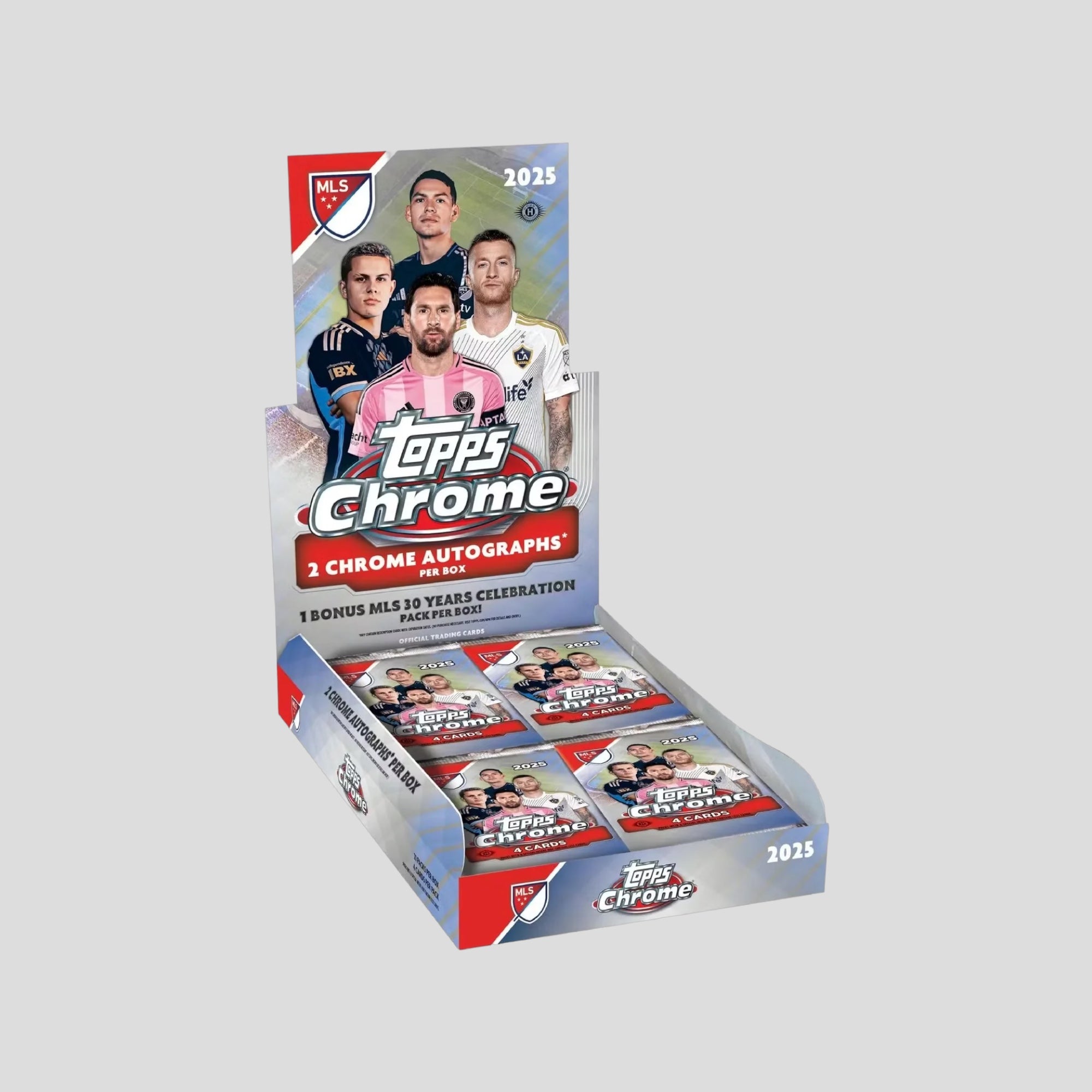 2025 TOPPS CHROME MLS HOBBY BOX