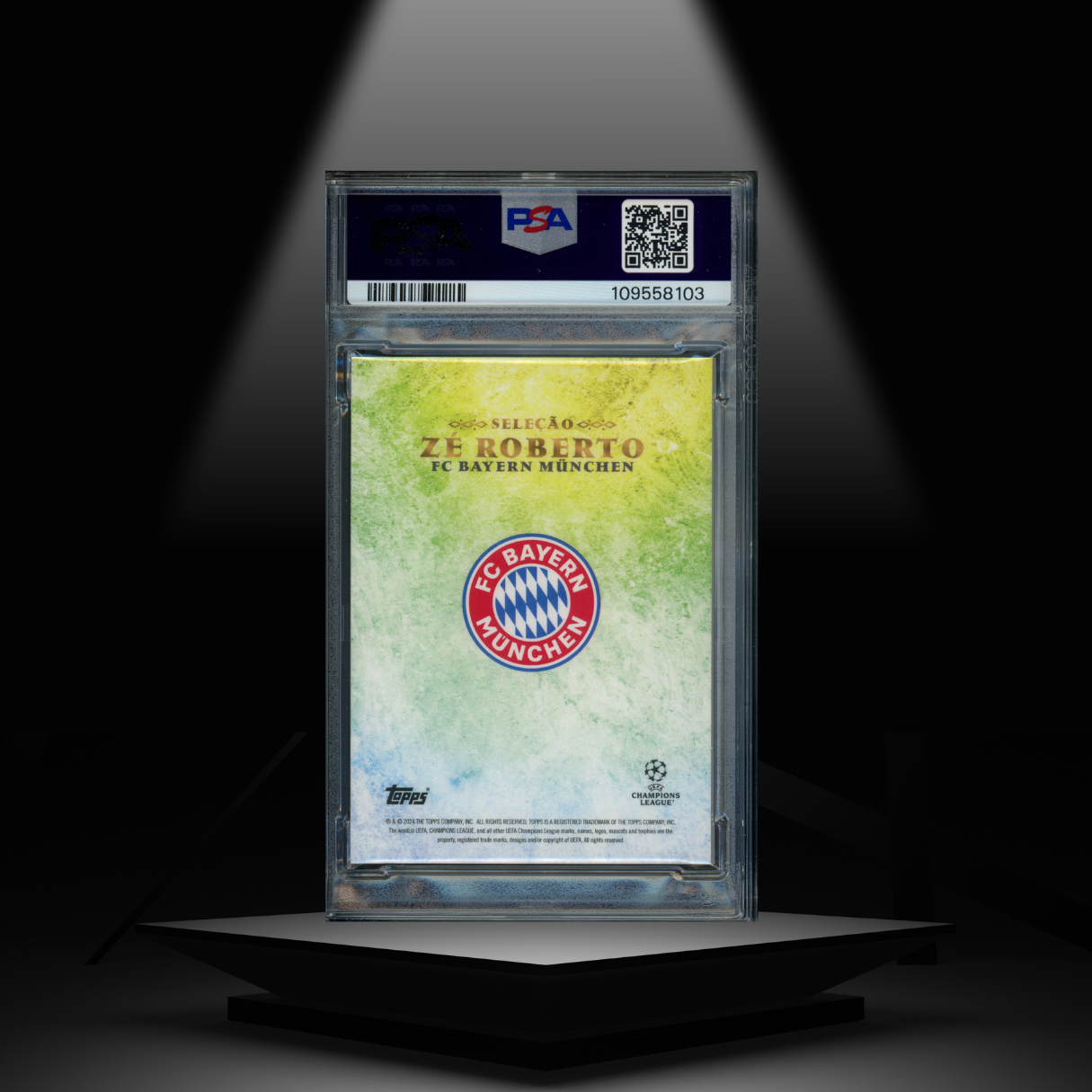 2023-24 TOPPS SELECAO UCL ZE ROBERTO #/99 PSA10