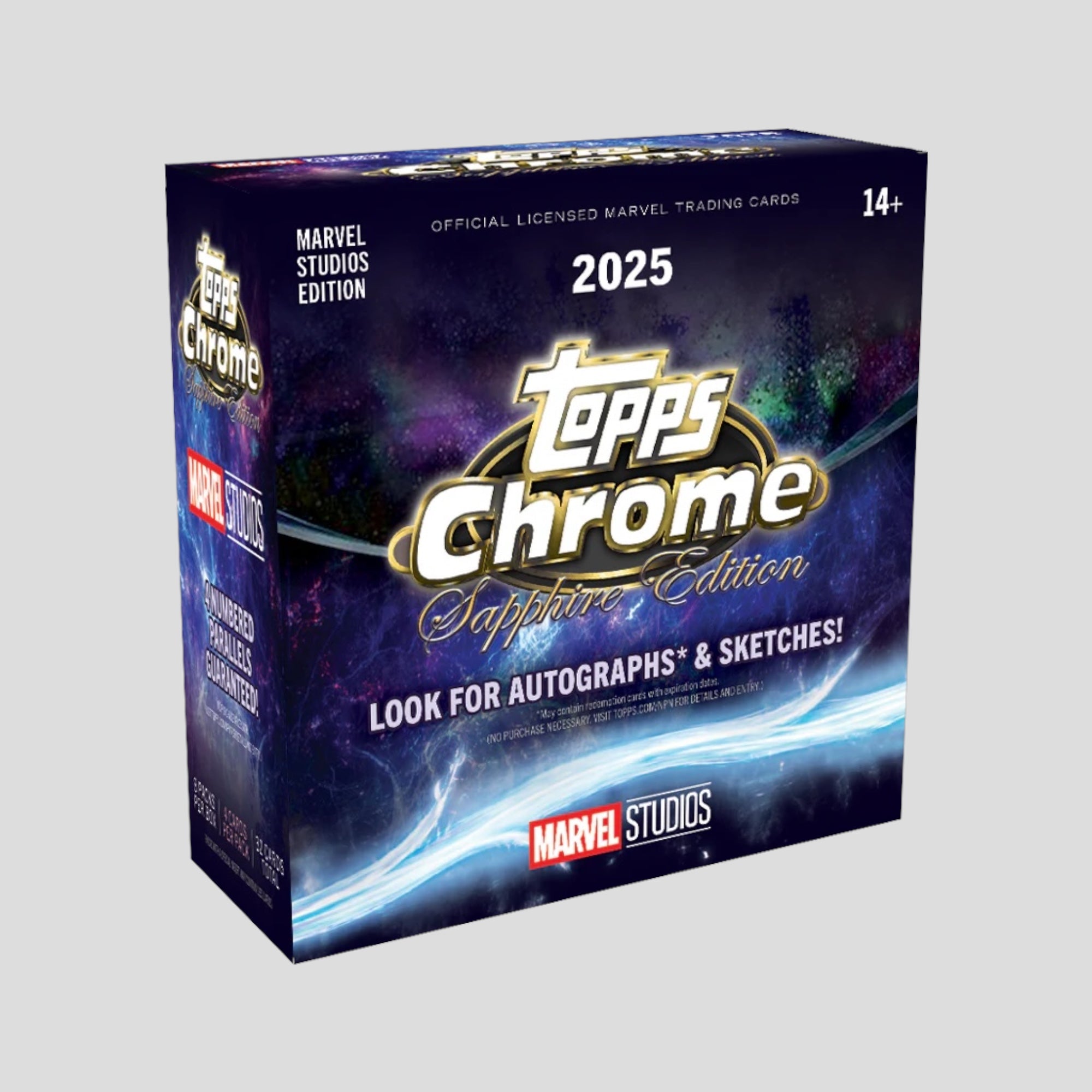 2025 TOPPS MARVEL STUDIOS CHROME SAPPHIRE HOBBY BOX