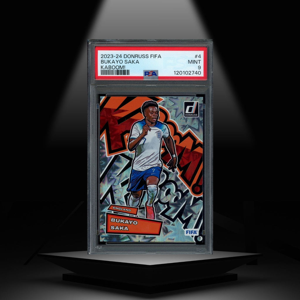 2023-24 PANINI DONRUSS BUKAYO SAKA PSA9 KABOOM!