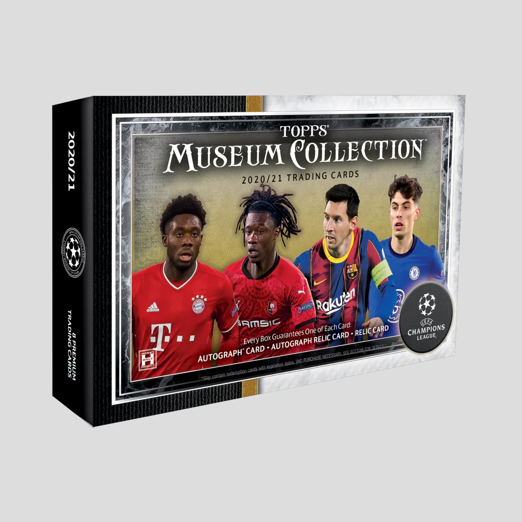 2020-21 TOPPS MUSEUM COLLECTION UEFA CHAMPIONS LEAGUE HOBBY BOX