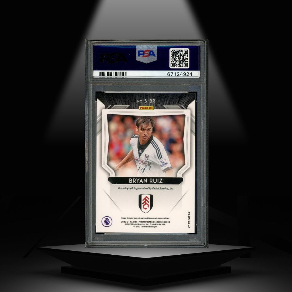 2020-21 PANINI PRIZM PREMIER LEAGUE BRYAN RUIZ 1/1 PSA9 AUTOGRAPH