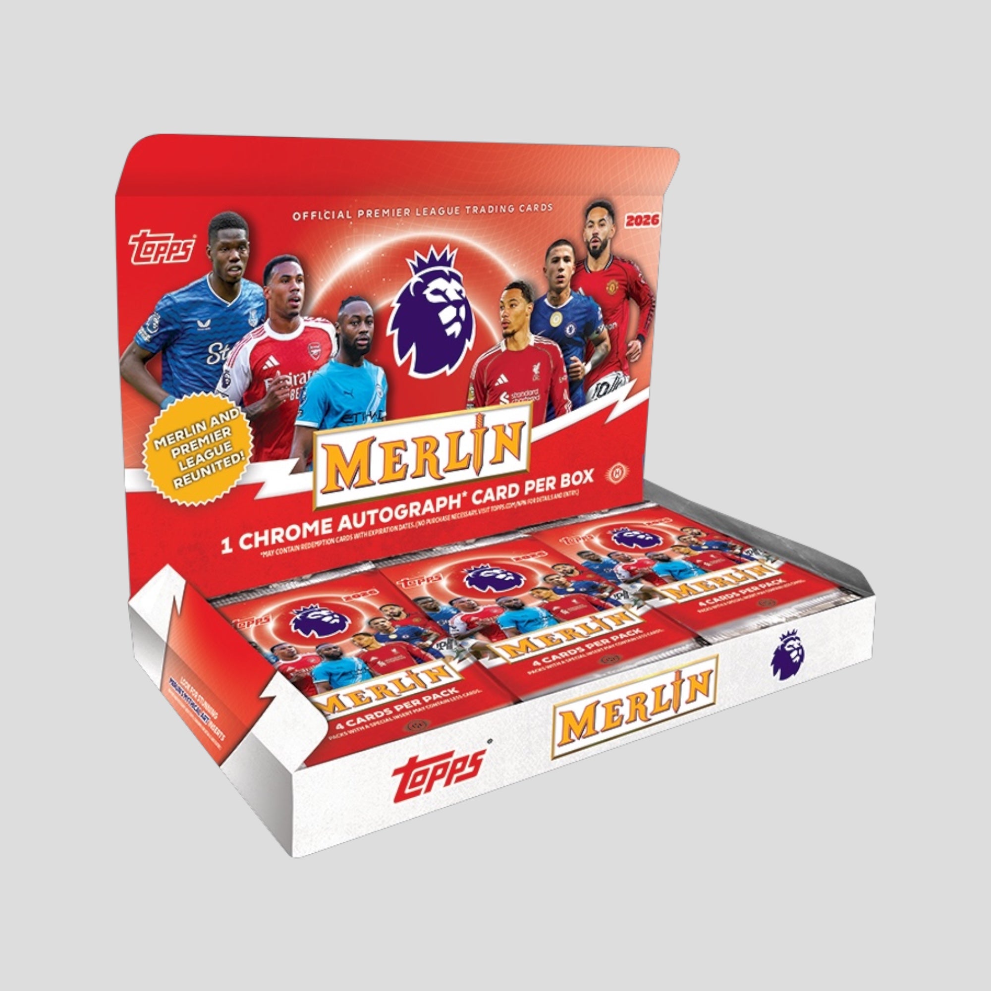 2026 TOPPS MERLIN PREMIER LEAGUE HOBBY BOX