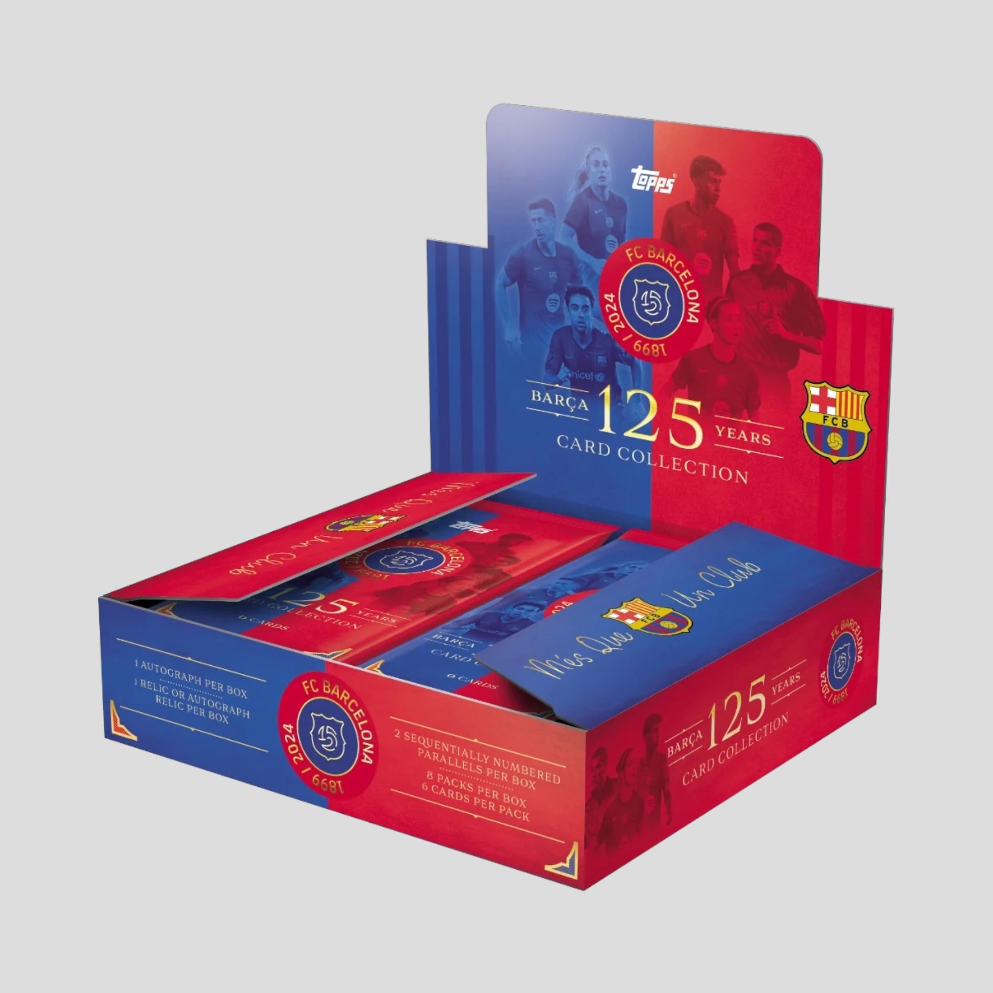 2025 TOPPS FC BARCELONA 125TH ANNIVERSARY HOBBY BOX
