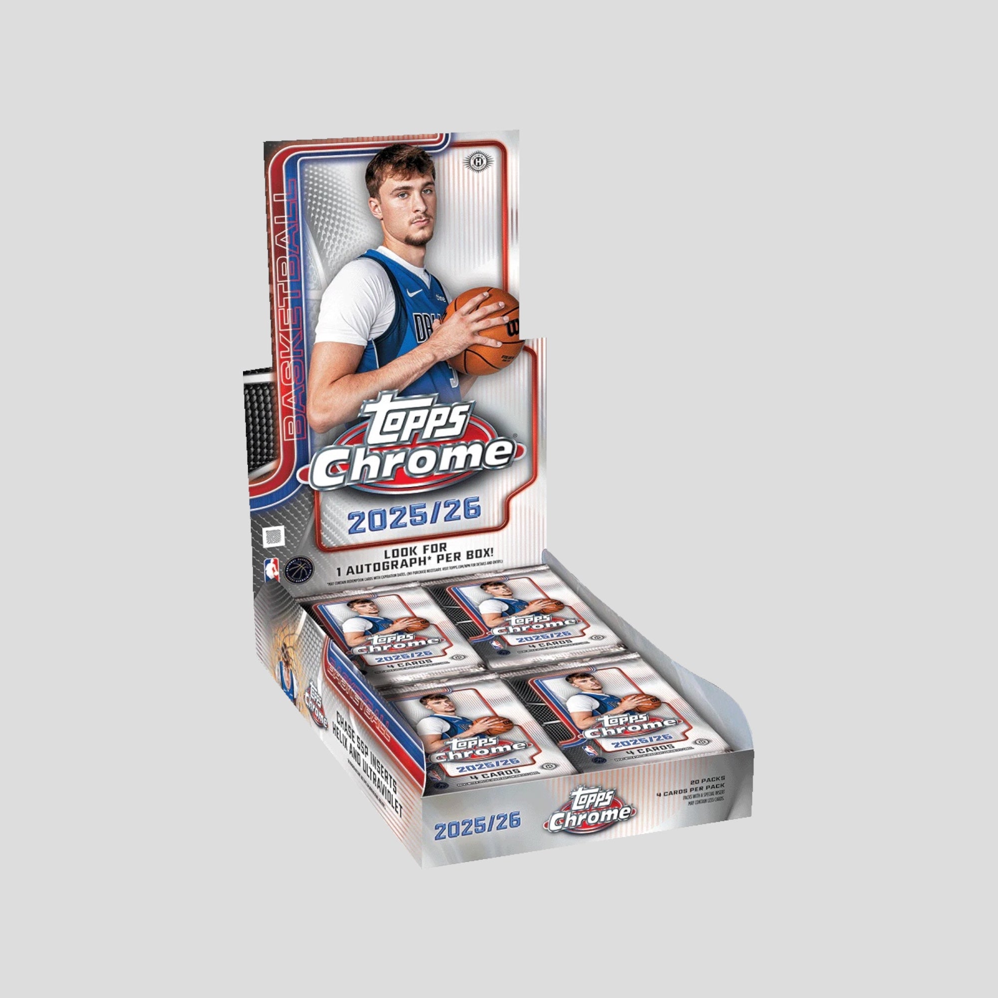 2025-26 TOPPS BASKETBALL CHROME HOBBY BOX