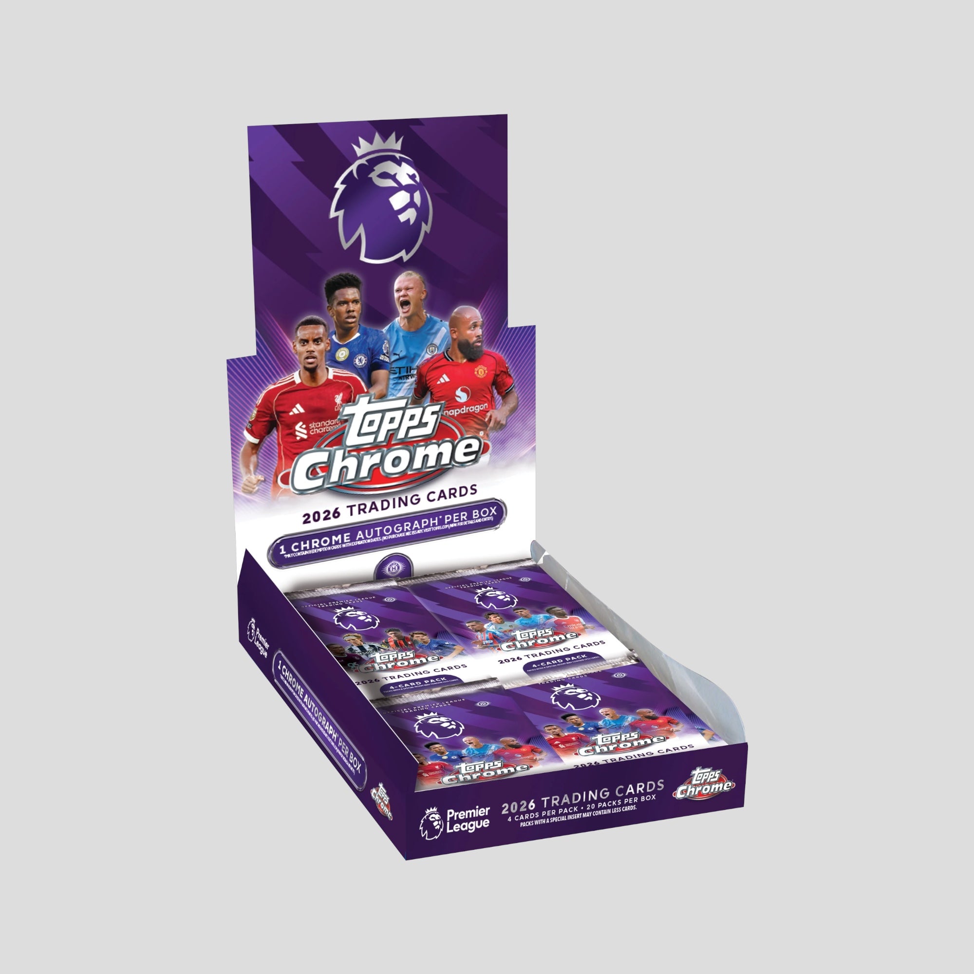 2025-26 TOPPS CHROME PREMIER LEAGUE HOBBY BOX – CTRL CARDS