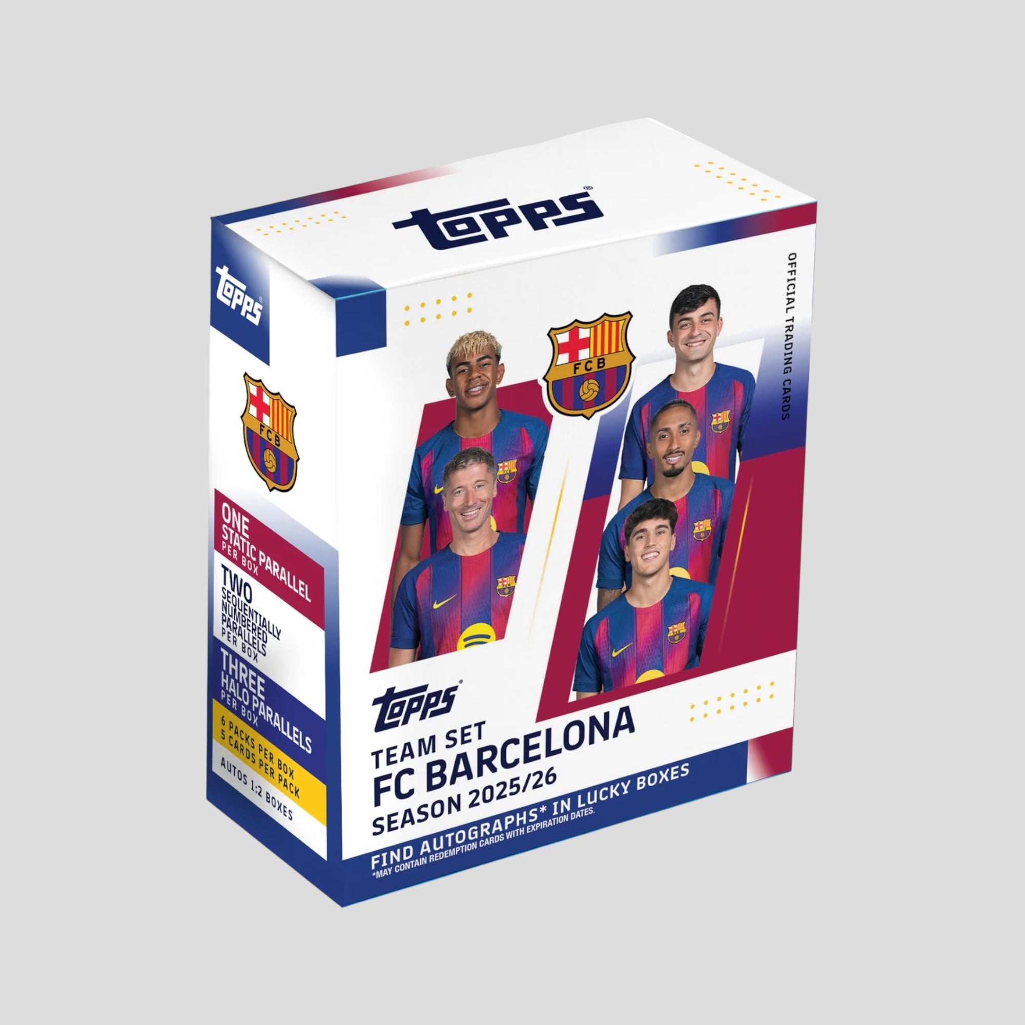 2025-26 TOPPS FC BARCELONA TEAM SET BOX