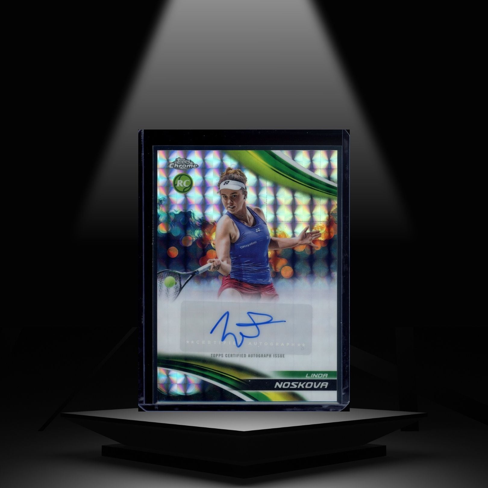 2025 TOPPS CHROME TENNIS LINDA NOSKOVA RC AUTOGRAPH