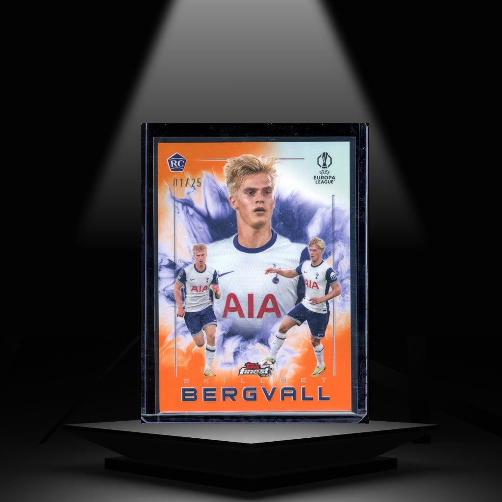 2024-25 TOPPS CHROME UCC LUCAS BERGVALL #/25 RC