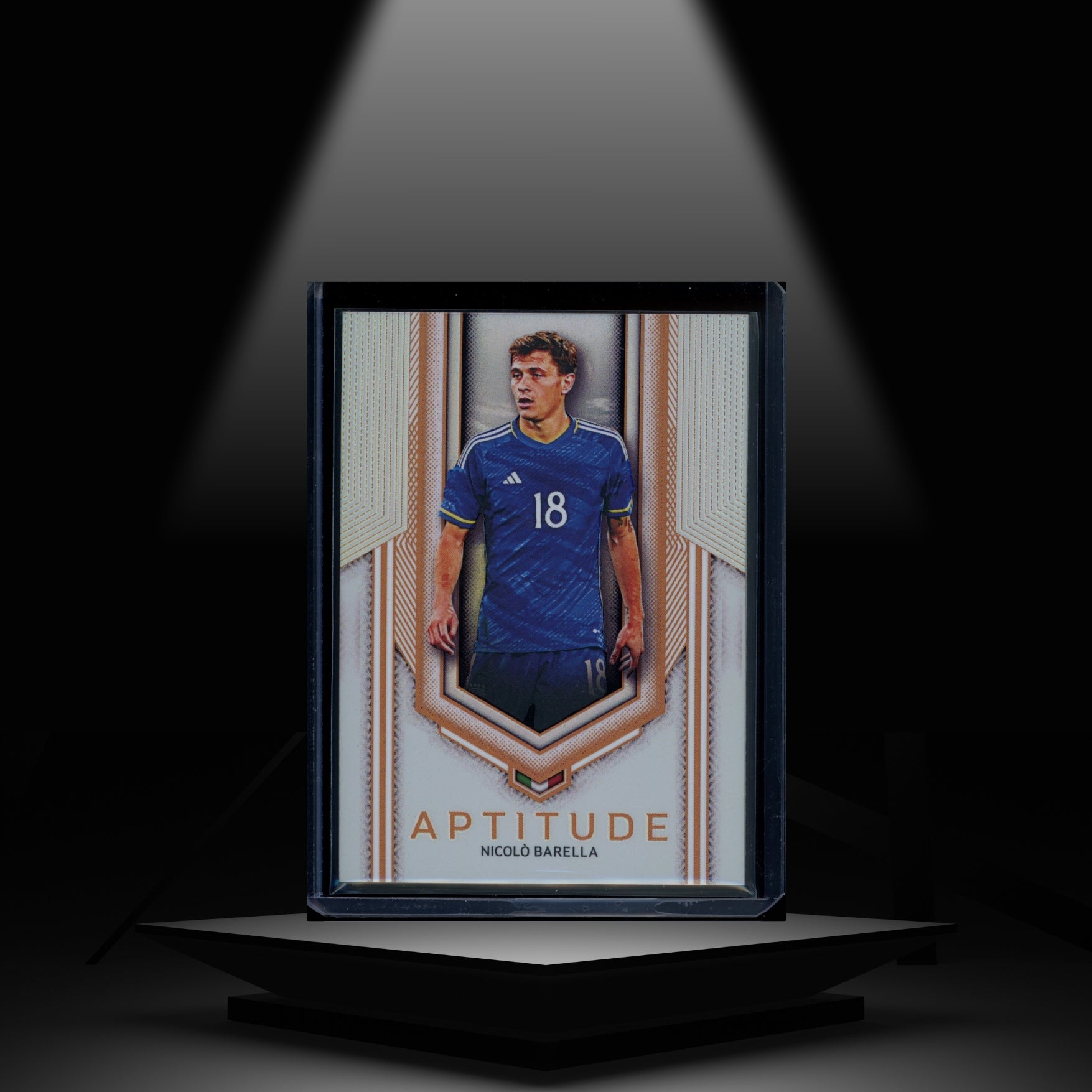 2025 FUTERA WORLD FOOTBALL PLATINUM NICOLO BARELLA #/19