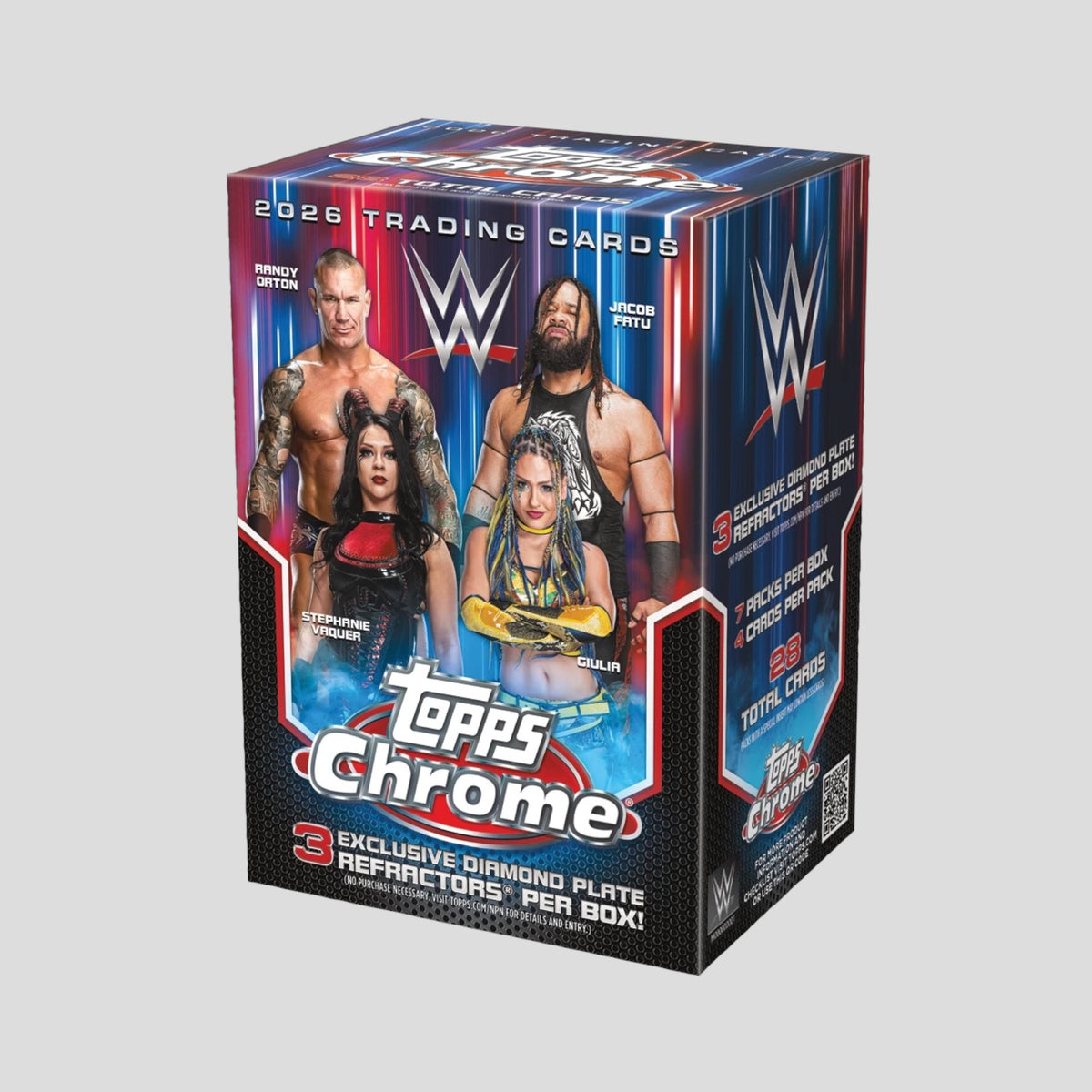 2026 TOPPS CHROME WWE VALUE BOX