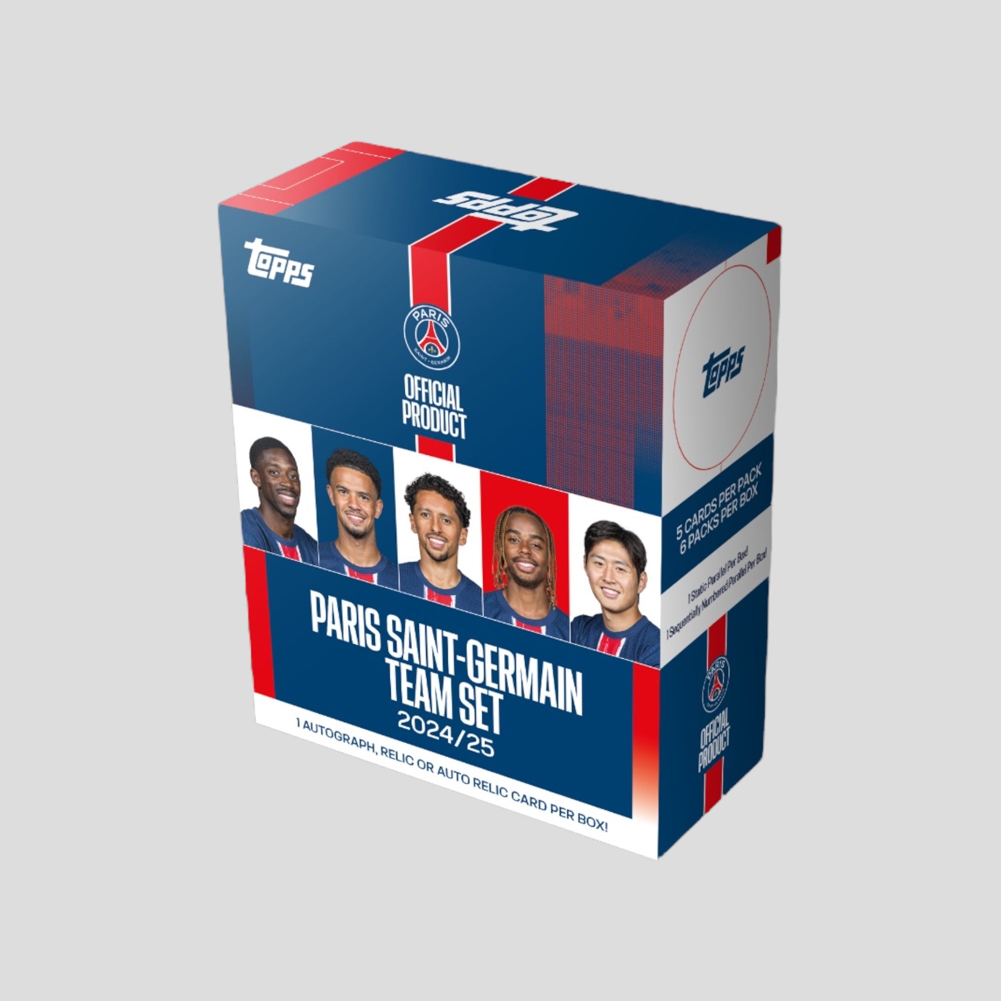 2024-25 TOPPS PARIS SAINT-GERMAIN TEAM SET BOX