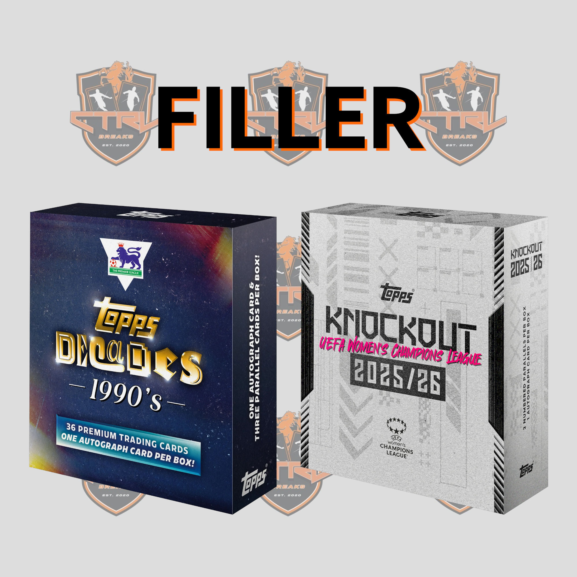 *NO LOSER FILLER* EPL DECADES #1 + UWCL KNOCKOUT #1