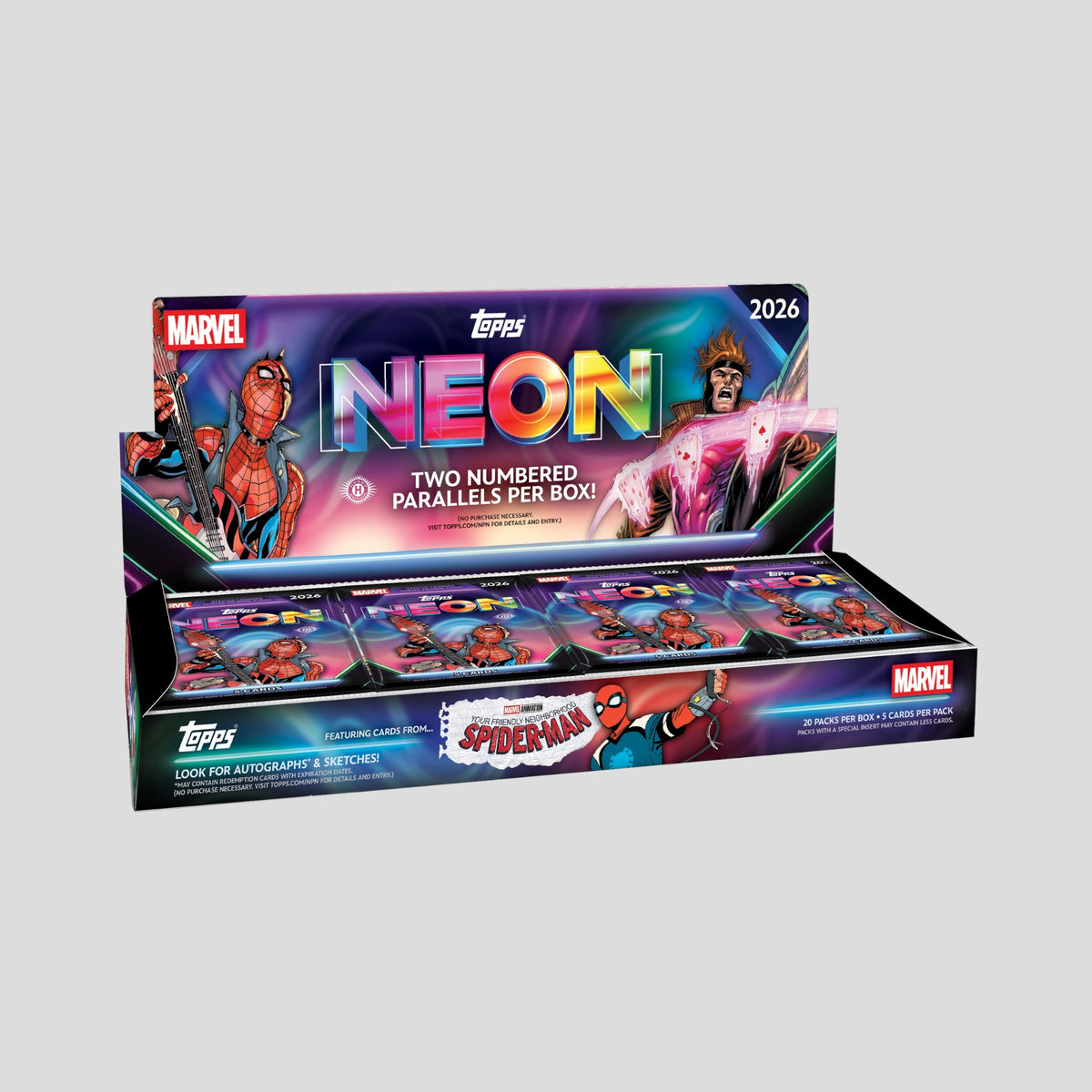 2026 TOPPS NEON MARVEL HOBBY BOX