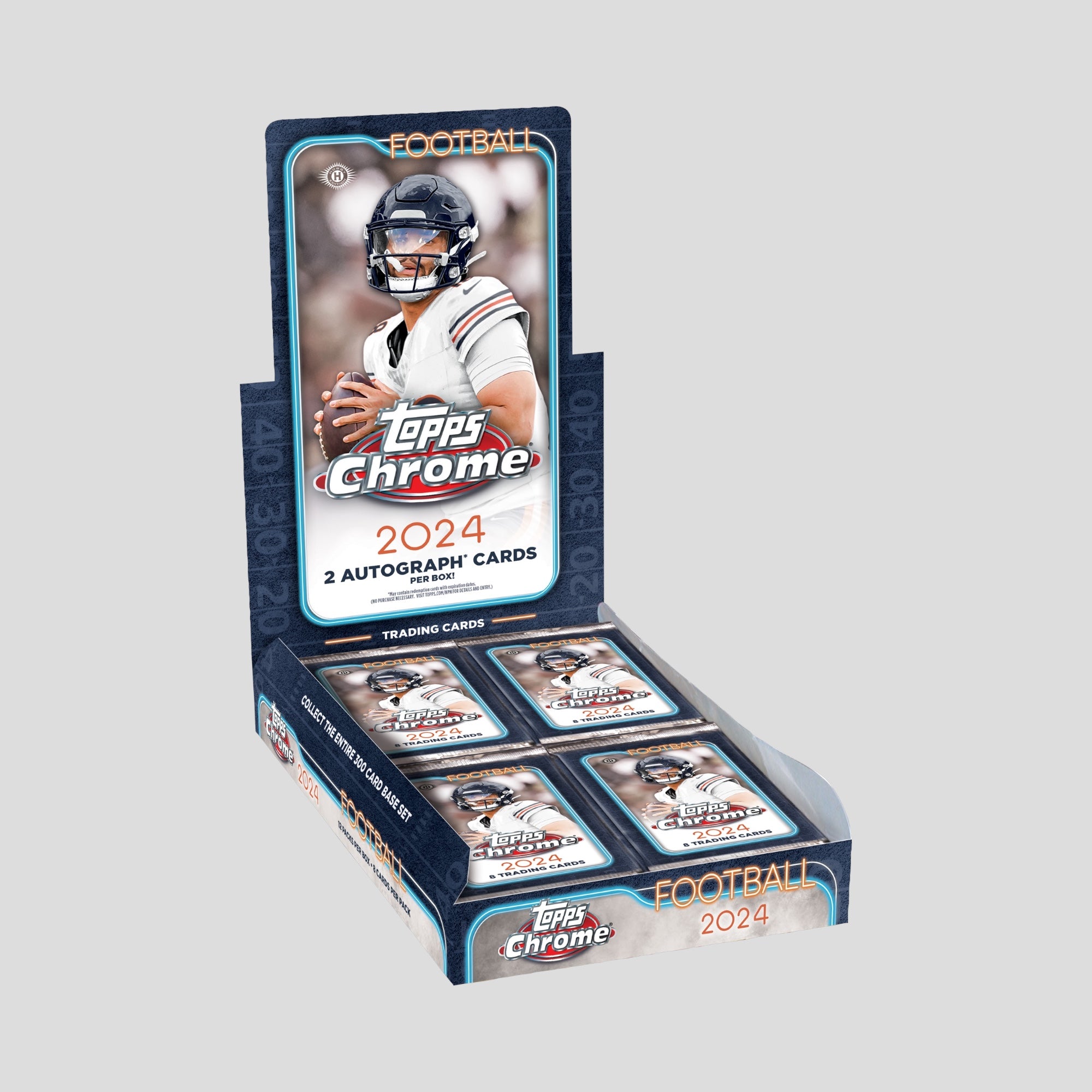 2024 TOPPS CHROME FOOTBALL HOBBY BOX