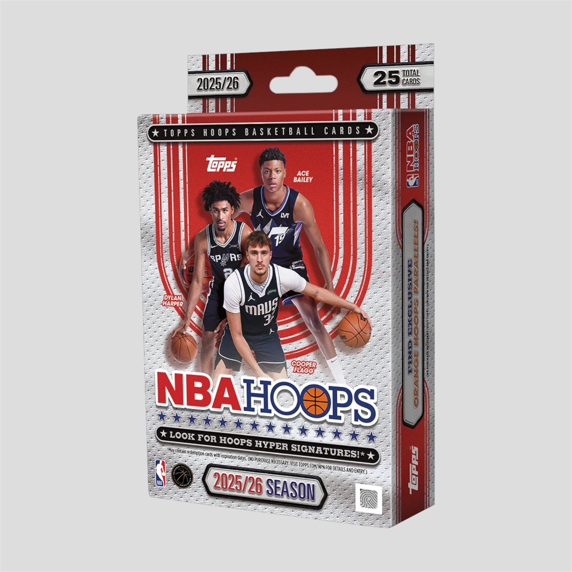 2025-26 TOPPS NBA HOOPS BASKETBALL HANGER BOX