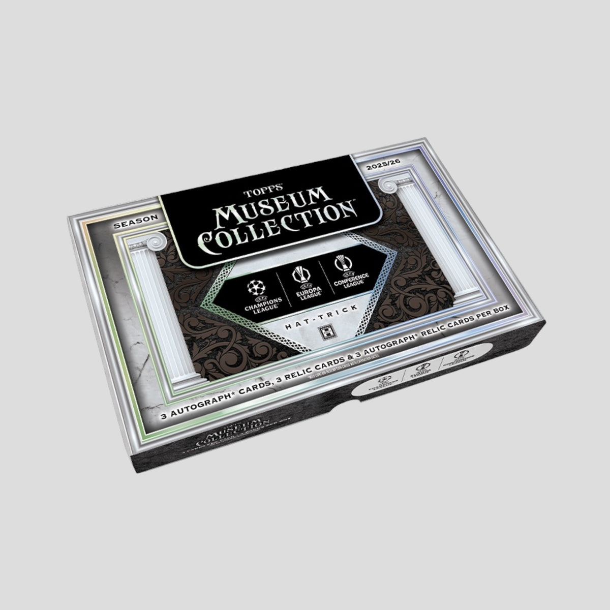 2025-26 TOPPS MUSEUM UEFA CLUB COMPETITIONS HAT-TRICK BOX