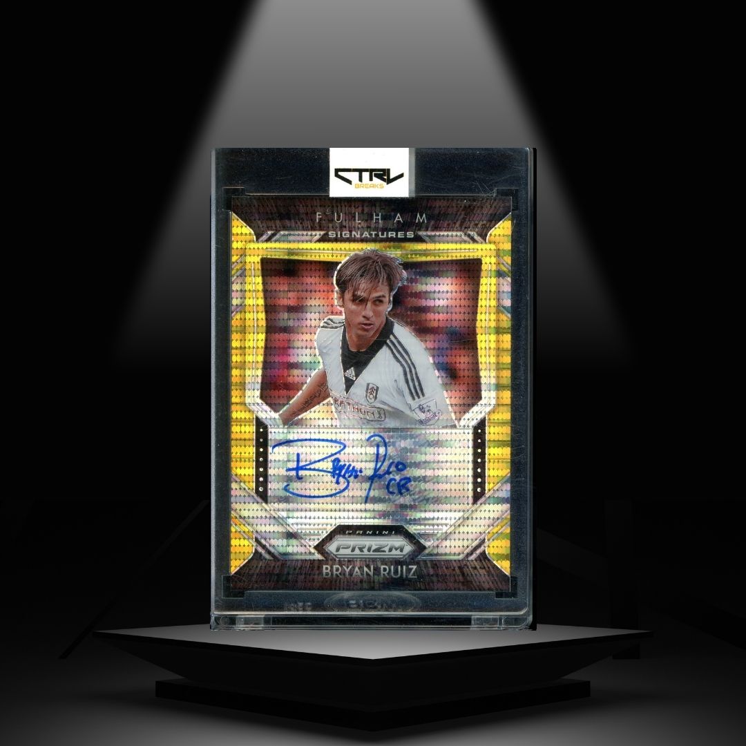 2020-21 PANINI PRIZM PREMIER LEAGUE BRYAN RUIZ #/10 AUTOGRAPH