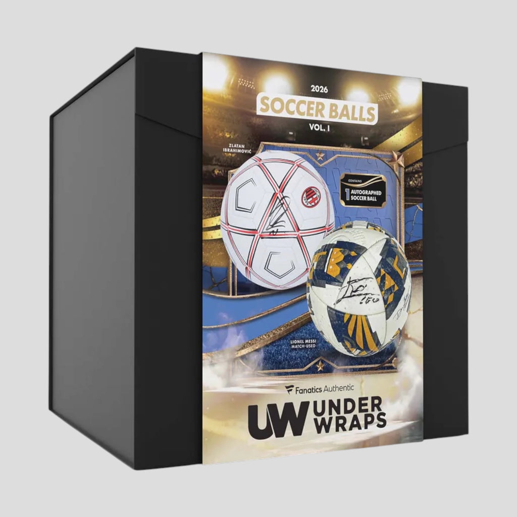 2026 FANATICS AUTHENTIC UNDER WRAPS SOCCER BALLS VOL. 1 BOX