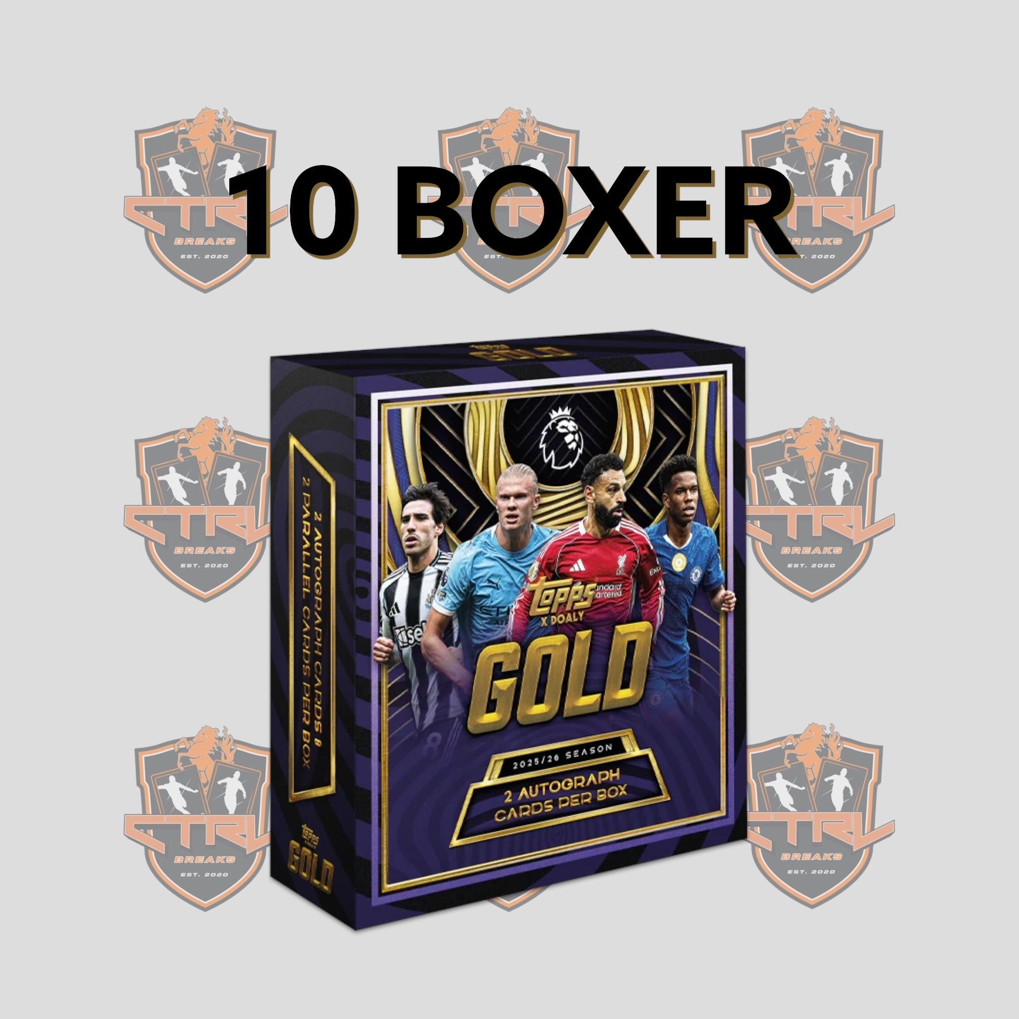 2025-26 FUTERA FC ARSENAL PLATINUM HOBBY BOX – CTRL CARDS