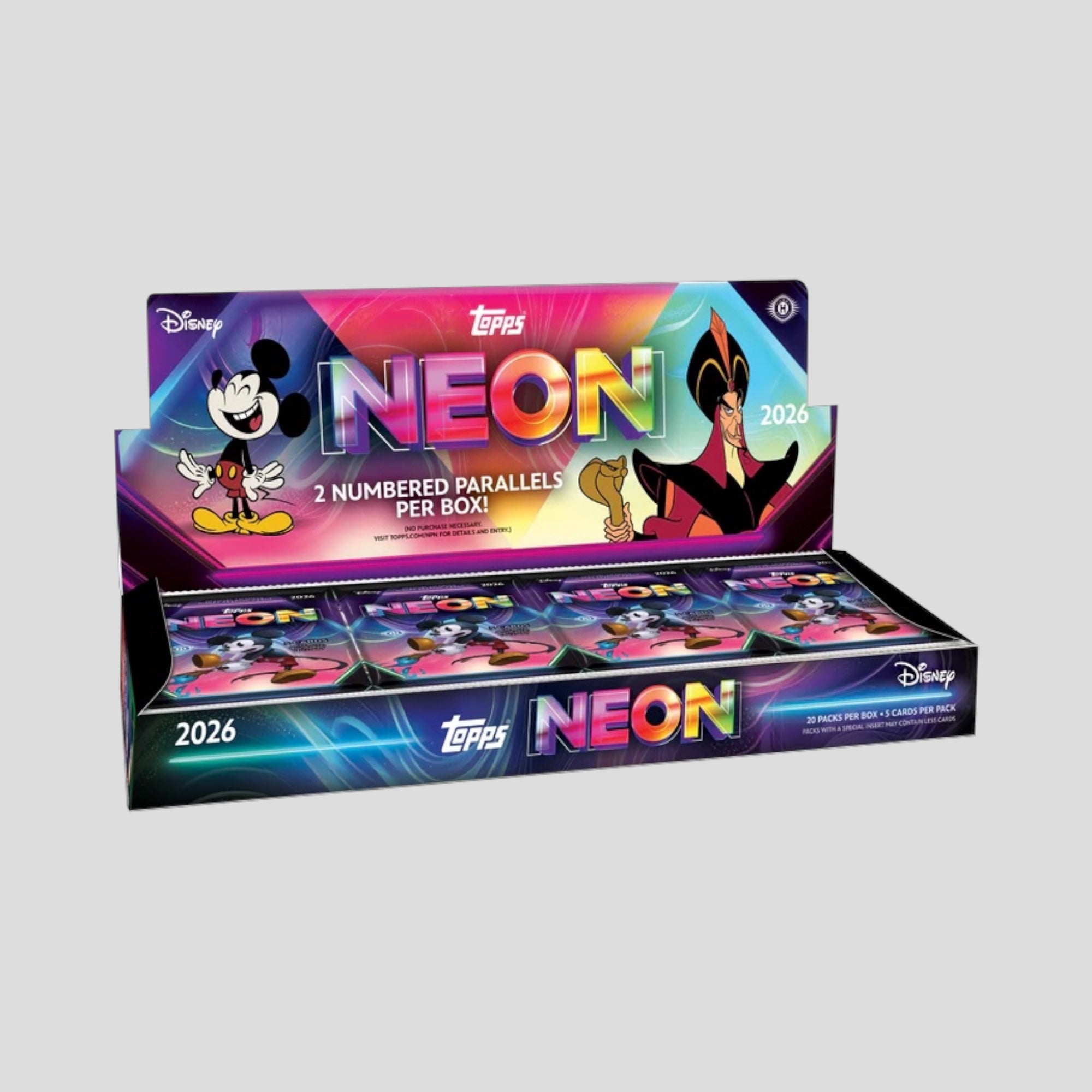 2026 TOPPS DISNEY NEON HOBBY BOX
