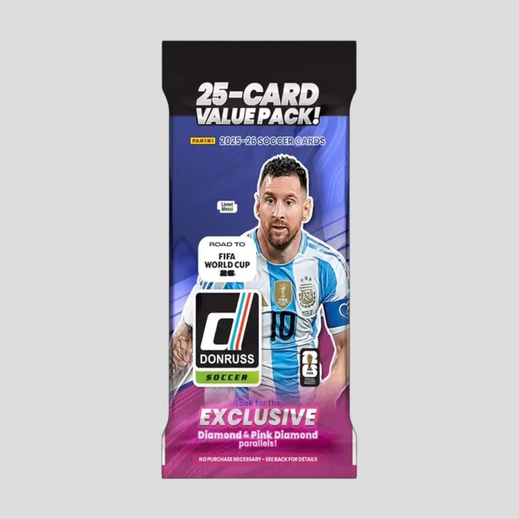 2025-26 PANINI DONRUSS ROAD TO WORLD CUP SOCCER FAT PACK (12 = BOX)