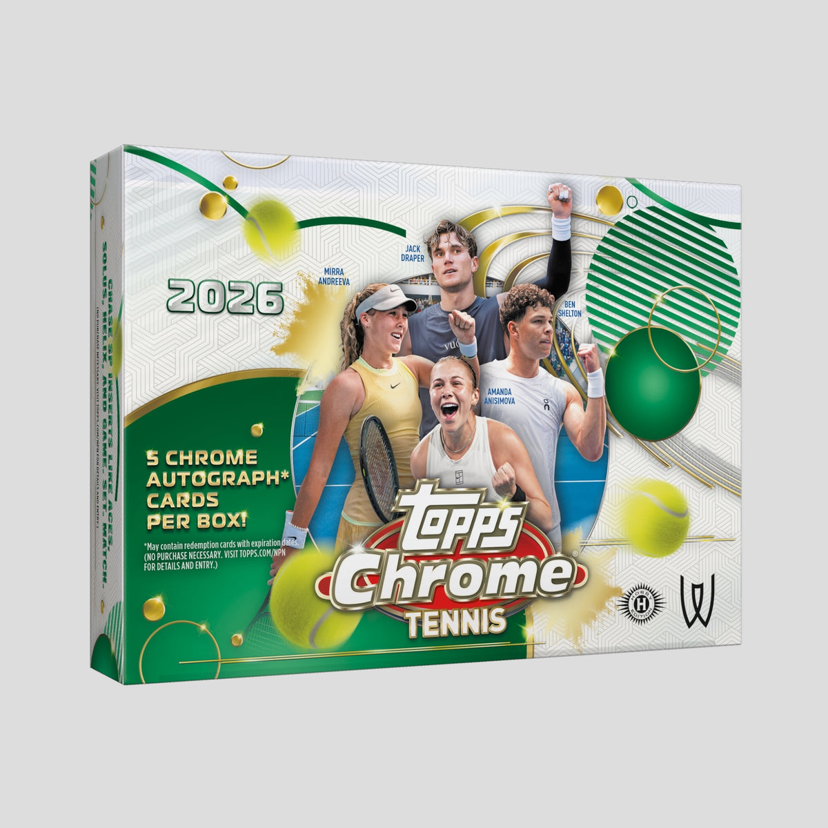 2026 TOPPS CHROME TENNIS BREAKERS DELIGHT BOX