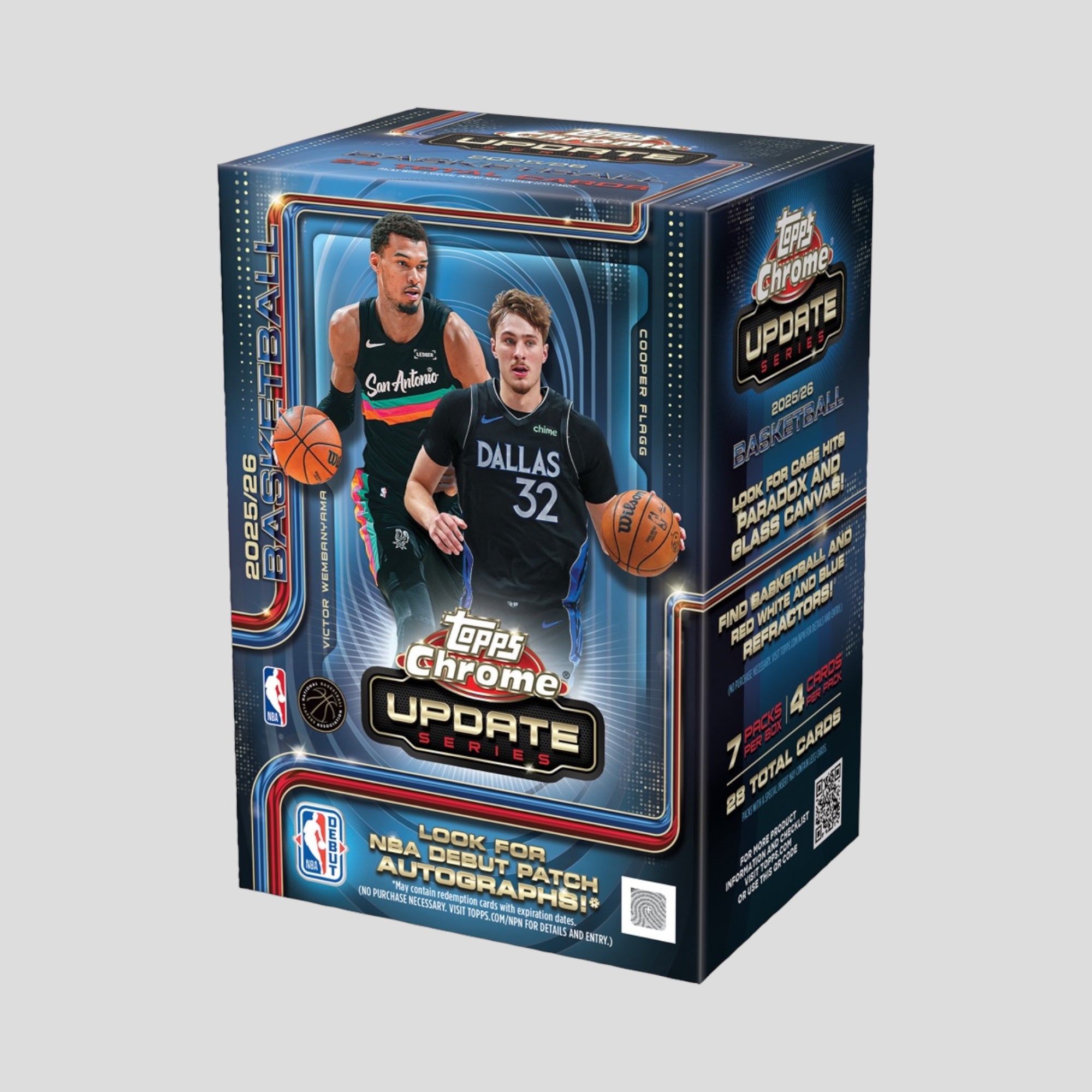 2025-26 TOPPS CHROME UPDATES BASKETBALL VALUE BOX