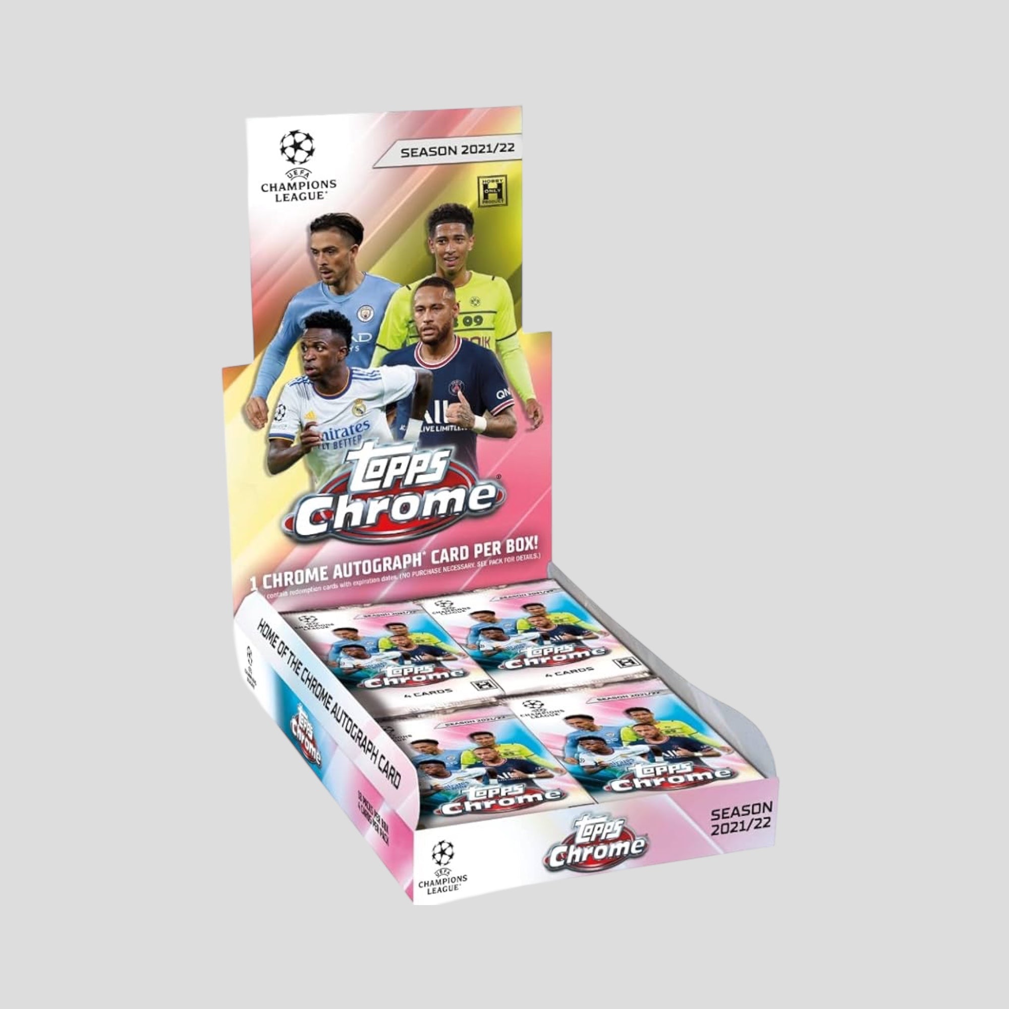 2021-22 TOPPS CHROME UEFA CHAMPIONS LEAGUE HOBBY BOX