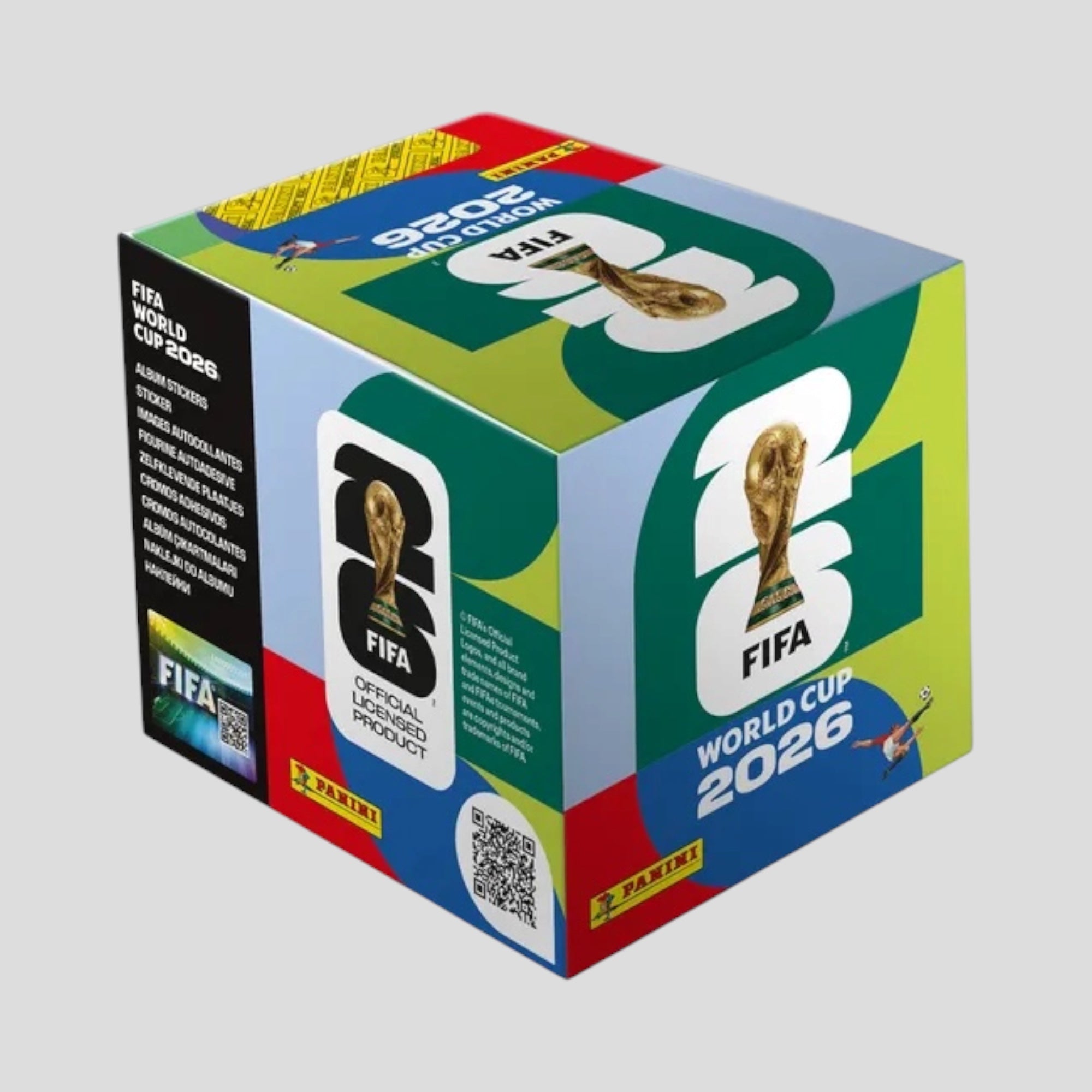 2026 PANINI WORLD CUP STICKER PACK BOX