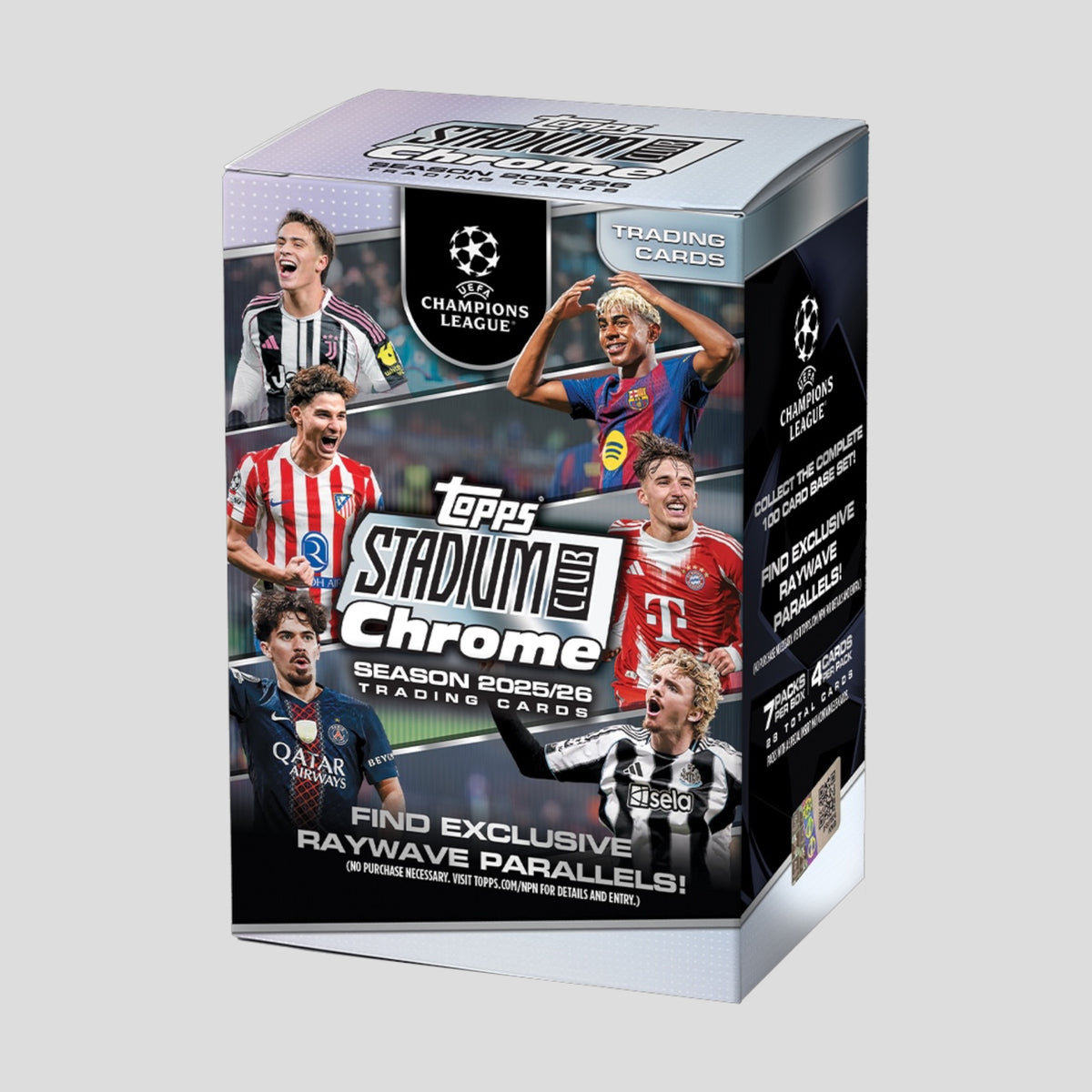 2025-26 TOPPS STADIUM CLUB CHROME UEFA CHAMPIONS LEAGUE VALUE BOX