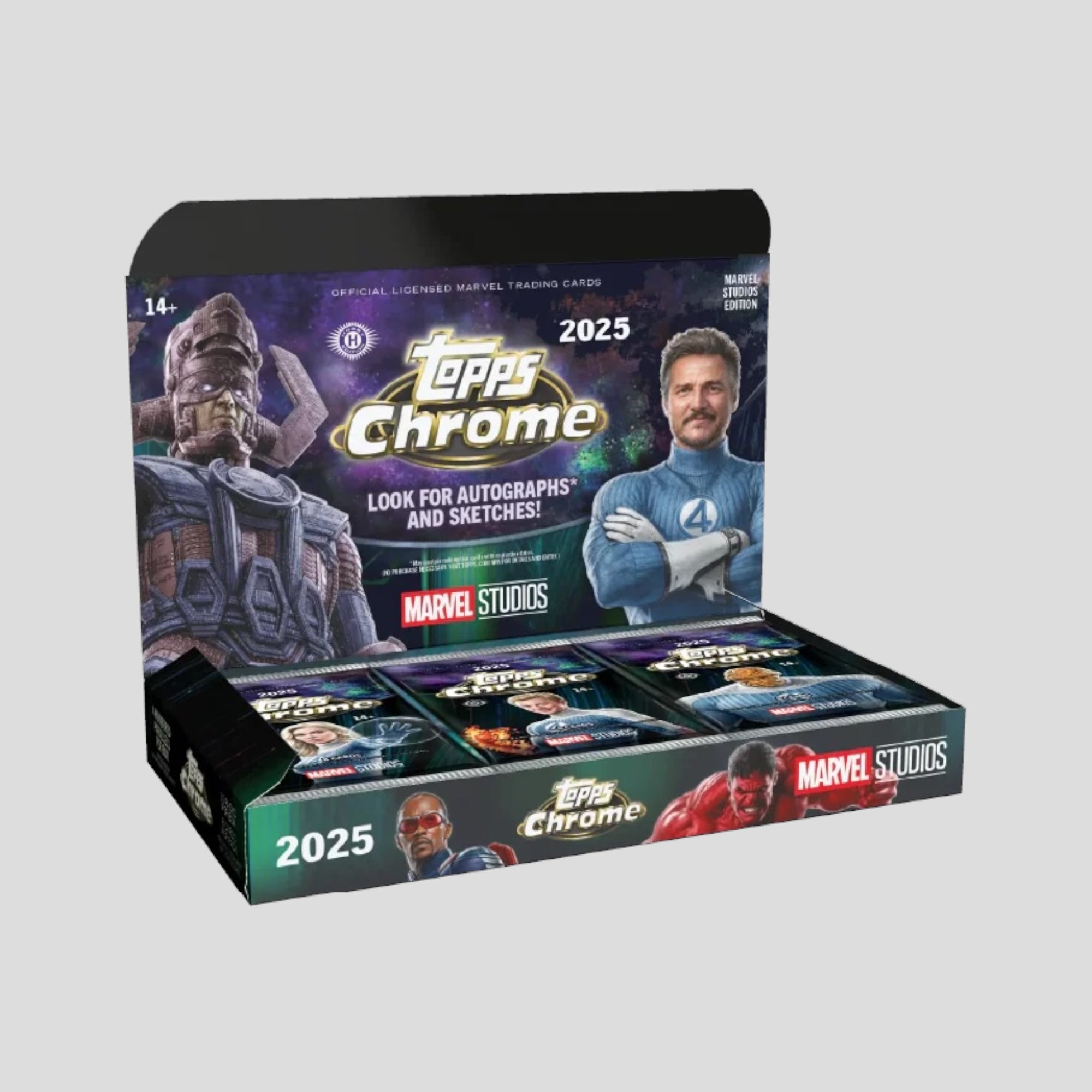 2025 TOPPS MARVEL STUDIOS CHROME HOBBY BOX (PRE-ORDER)