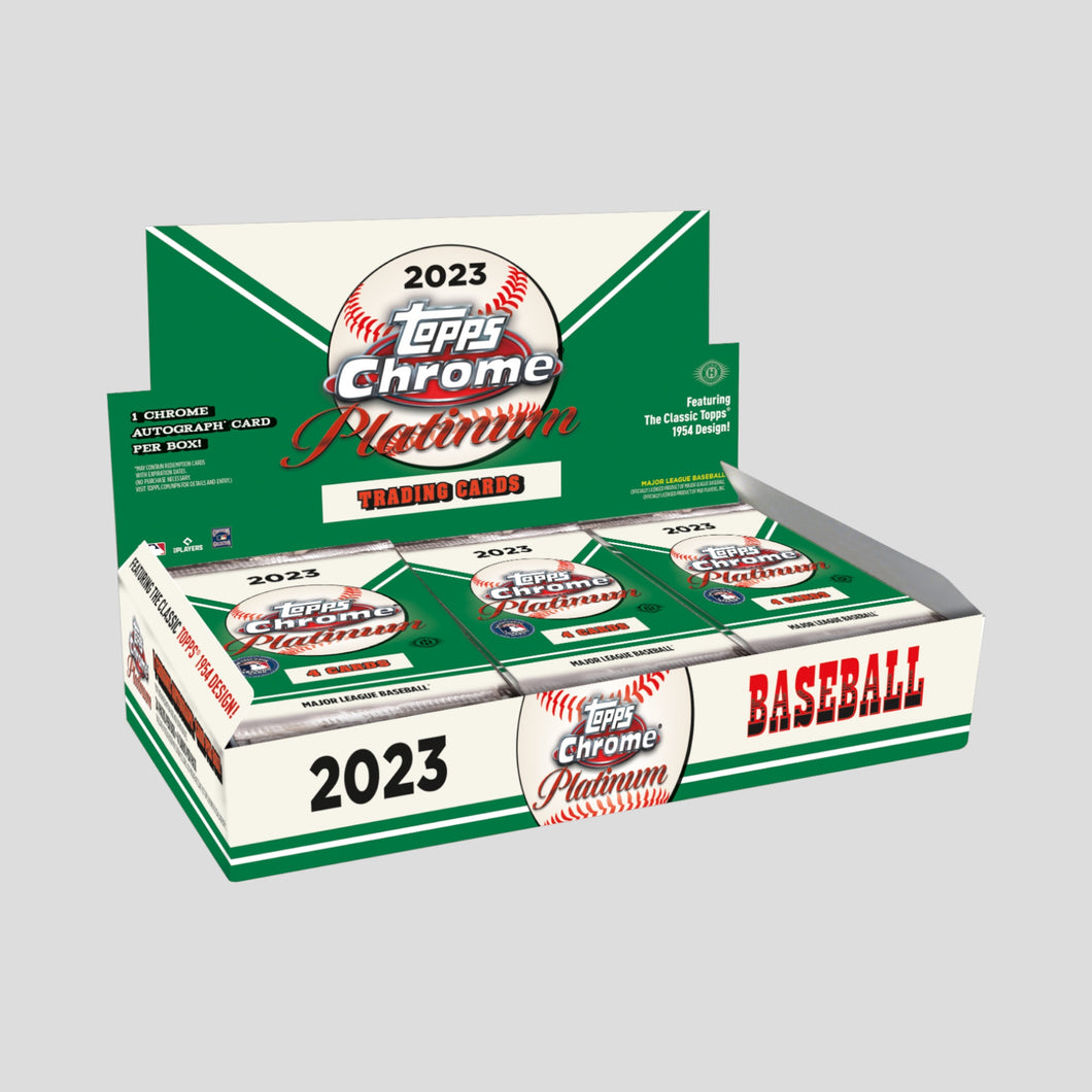 2024 TOPPS CHROME PLATINUM '54 BASEBALL HOBBY BOX